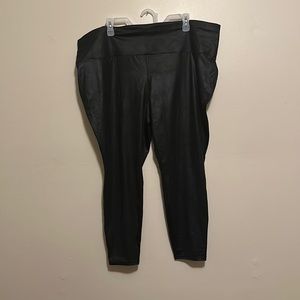 Terra Sky womans skinny faux pleather